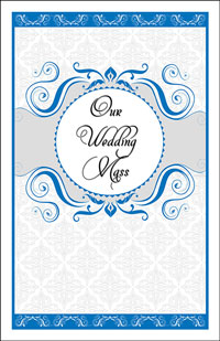 Wedding Program Cover Template 13B - Graphic 8